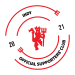 MUFC Indy Manchester United Indianapolis Official Supporters Club Logo (White Circle)